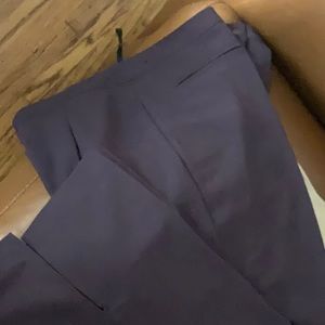 Purple/Plum pants with slits at the bottom. Size 10